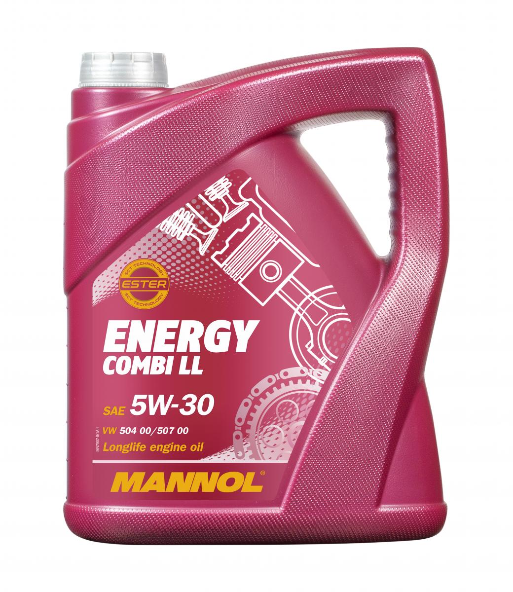20 Liter (4x5) MANNOL Energy Combi LL 5W-30 API SN Motoröl 5W30 4036021501307