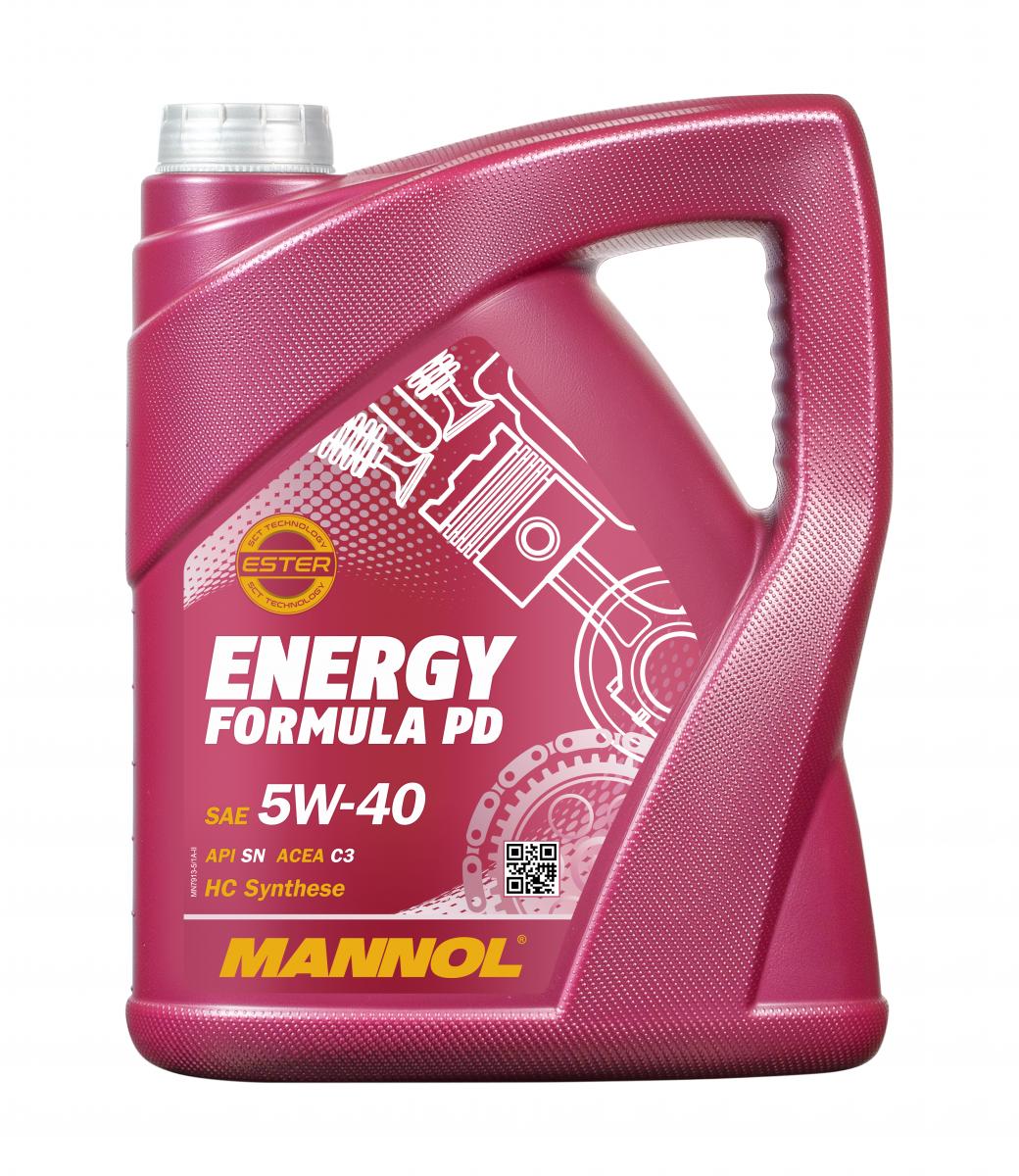 10 Liter (2x5) MANNOL Energy Formula PD 5W-40 API SN Motoröl 5W40