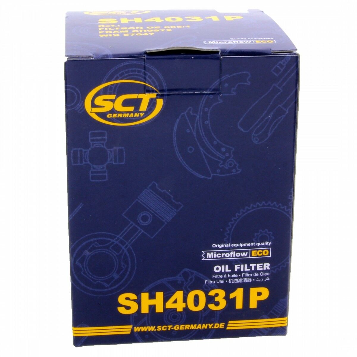 SCT Ölfilter Fahrzeugfilter SH4031P Motorfilter Servicefilter Lexus passend für Toyota