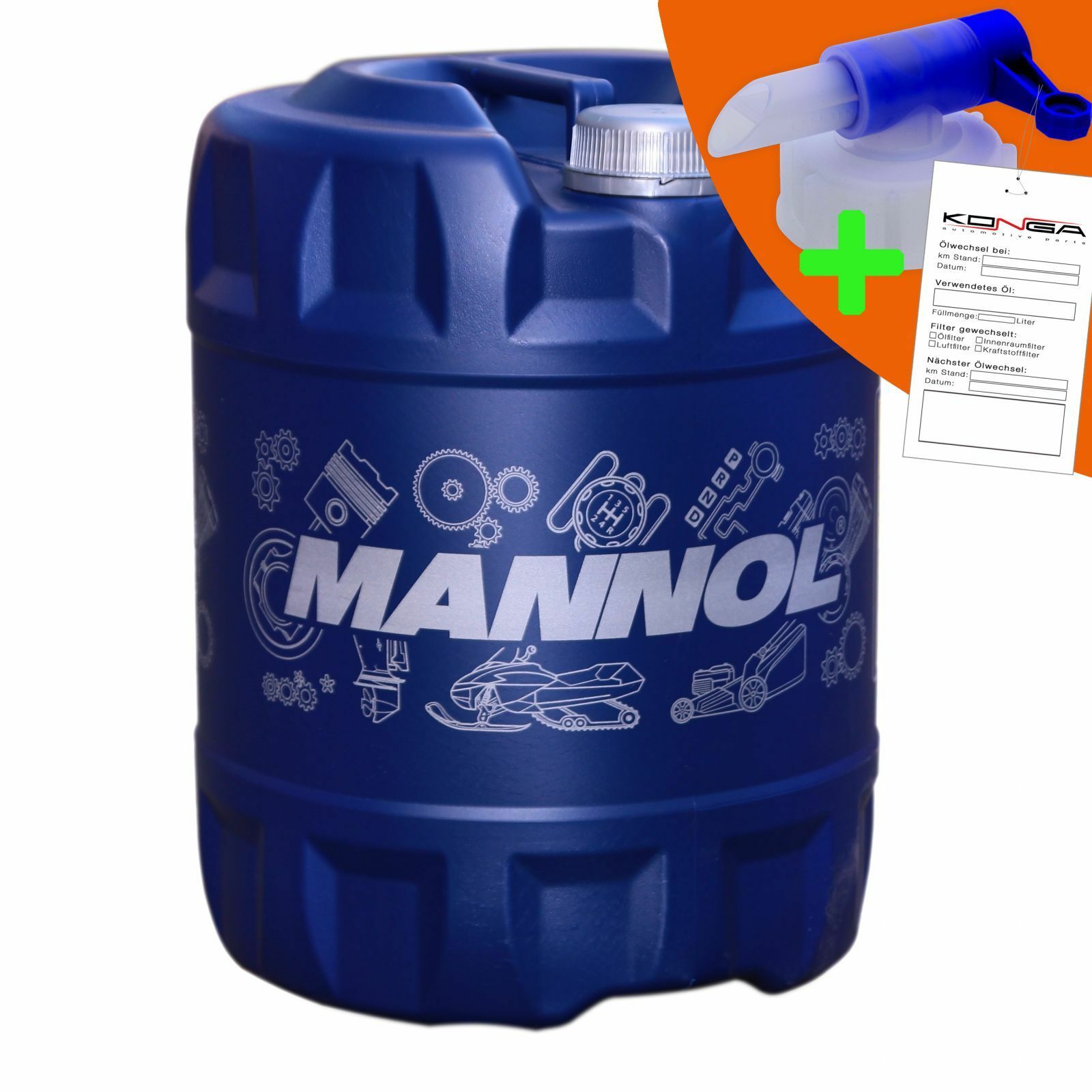 20 Liter MANNOL Hypoid Getriebeöl 80W-90 GL4/GL5 LS 80W90 1x Ablasshahn