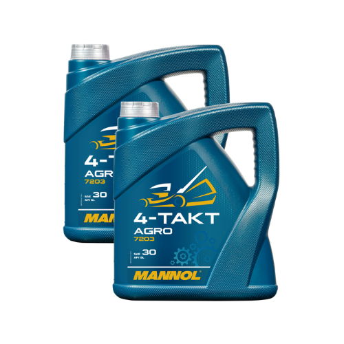 8 Liter (2x4) MANNOL 4-Takt Agro 7203 SAE 30 API SL Motoröl für Gartengeräte 8 Liter (2x4) MANNOL 4-Takt Agro 7203 SAE 30 API SL Motoröl für Gartengeräte