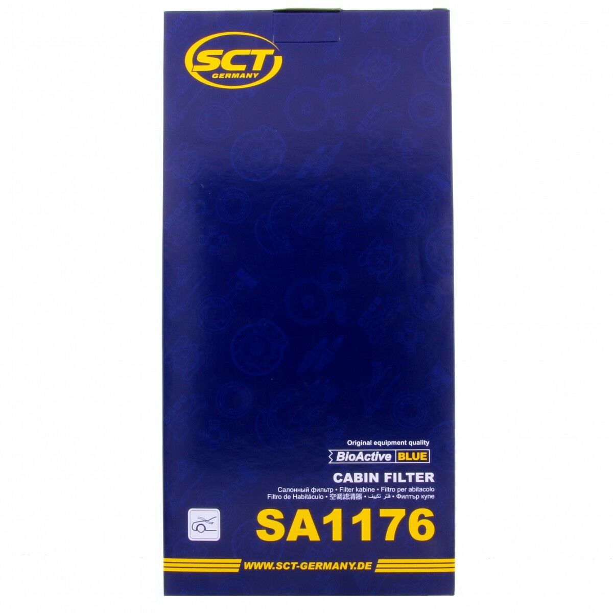 SCT Innenraumfilter Luftfilter SA1176 Pollenfilter Luft Filter passend für Peugeot 206