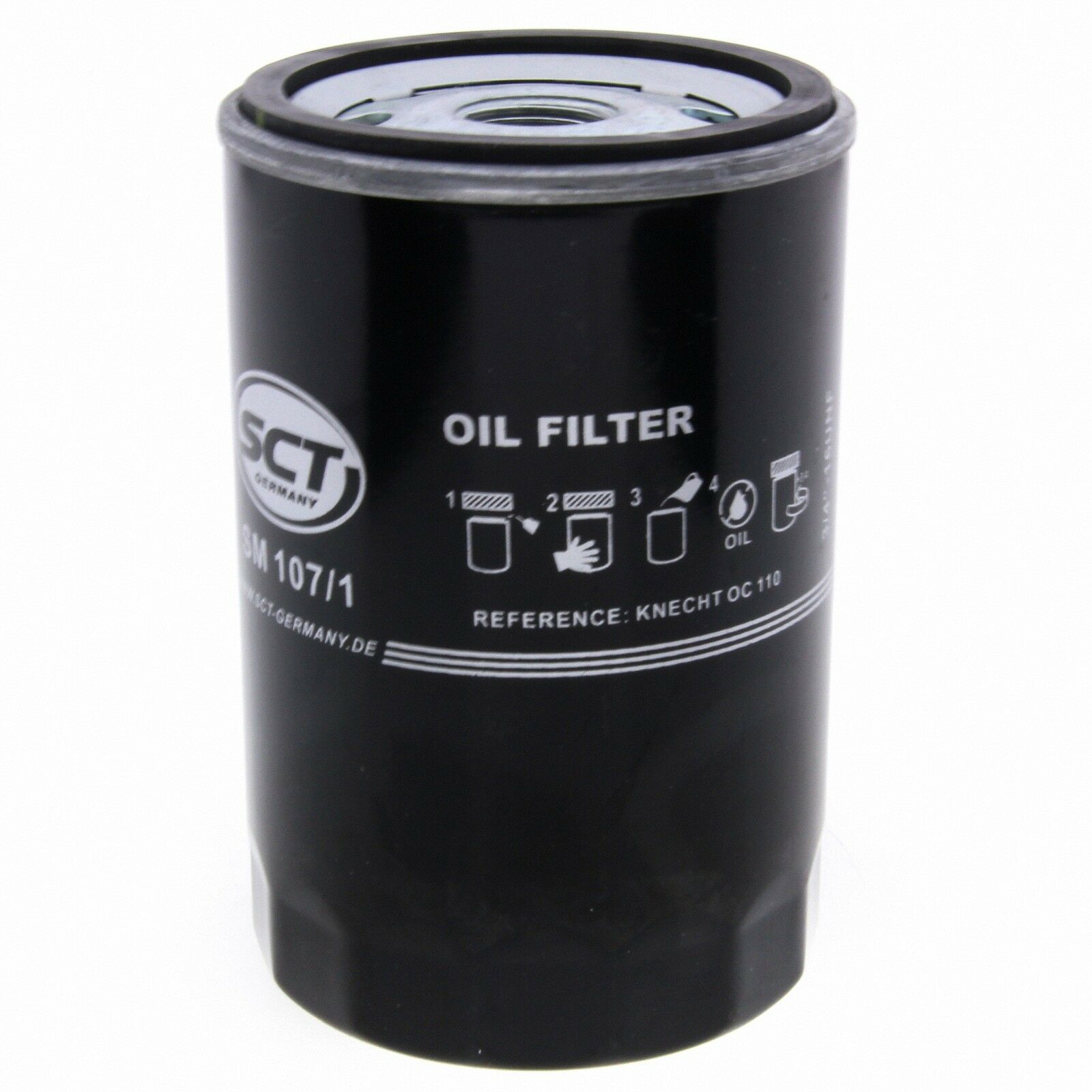 SCT Ölfilter SM107/1 Servicefilter Anschraubfilter passend für Alfa Romeo Jeep Mercedes-Benz Opel