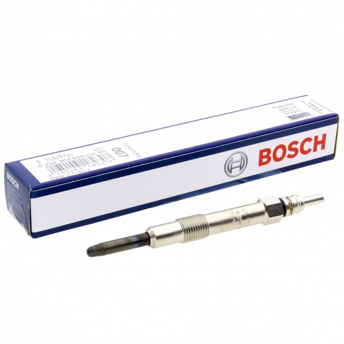 8x Bosch 0250202036 Glühkerze passend für Alfa Romeo Fiat Lancia Opel Saab