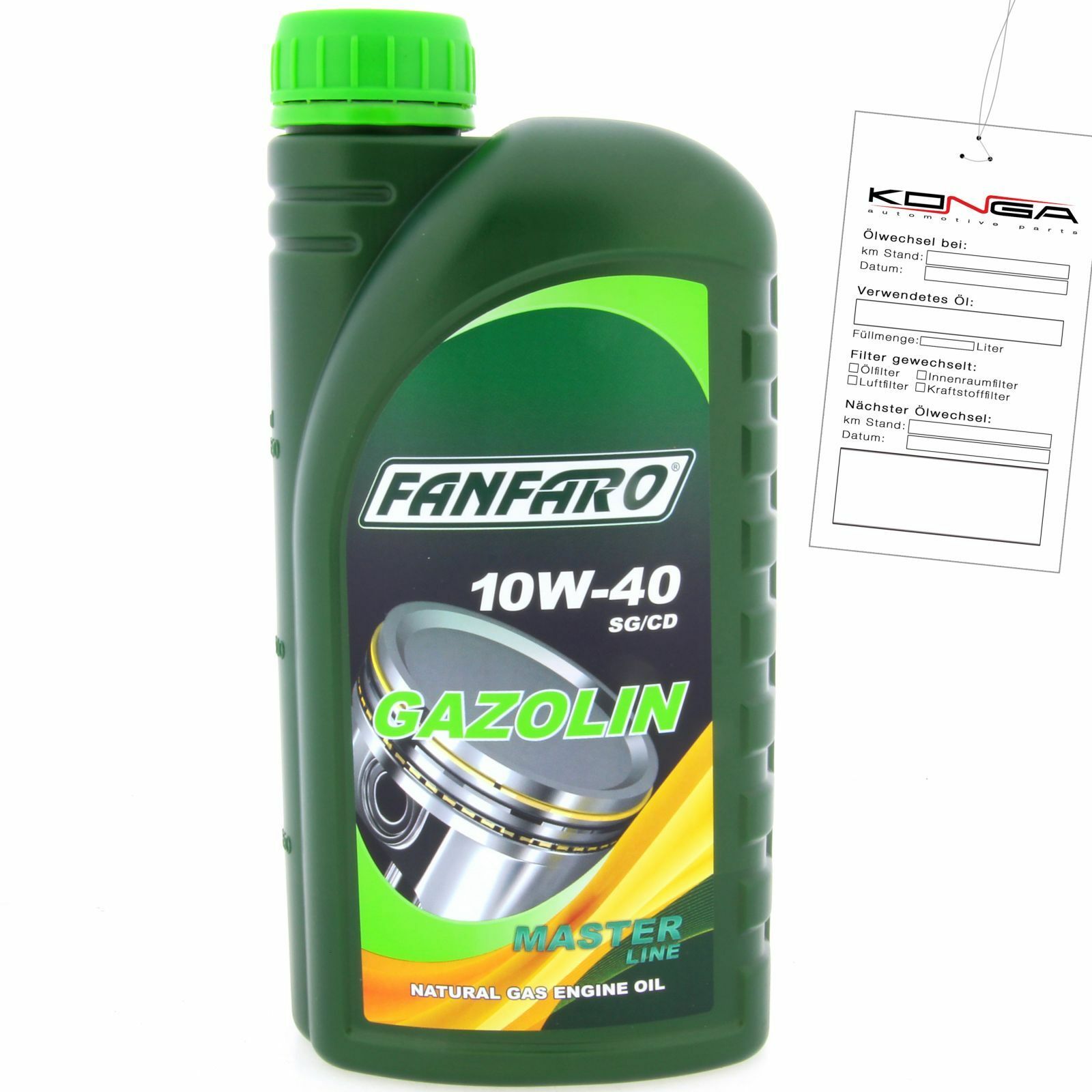 1 Liter FANFARO GAZOLIN 10W-40 API SG CD Motoröl LPG CNG Motorenöl Schmierung