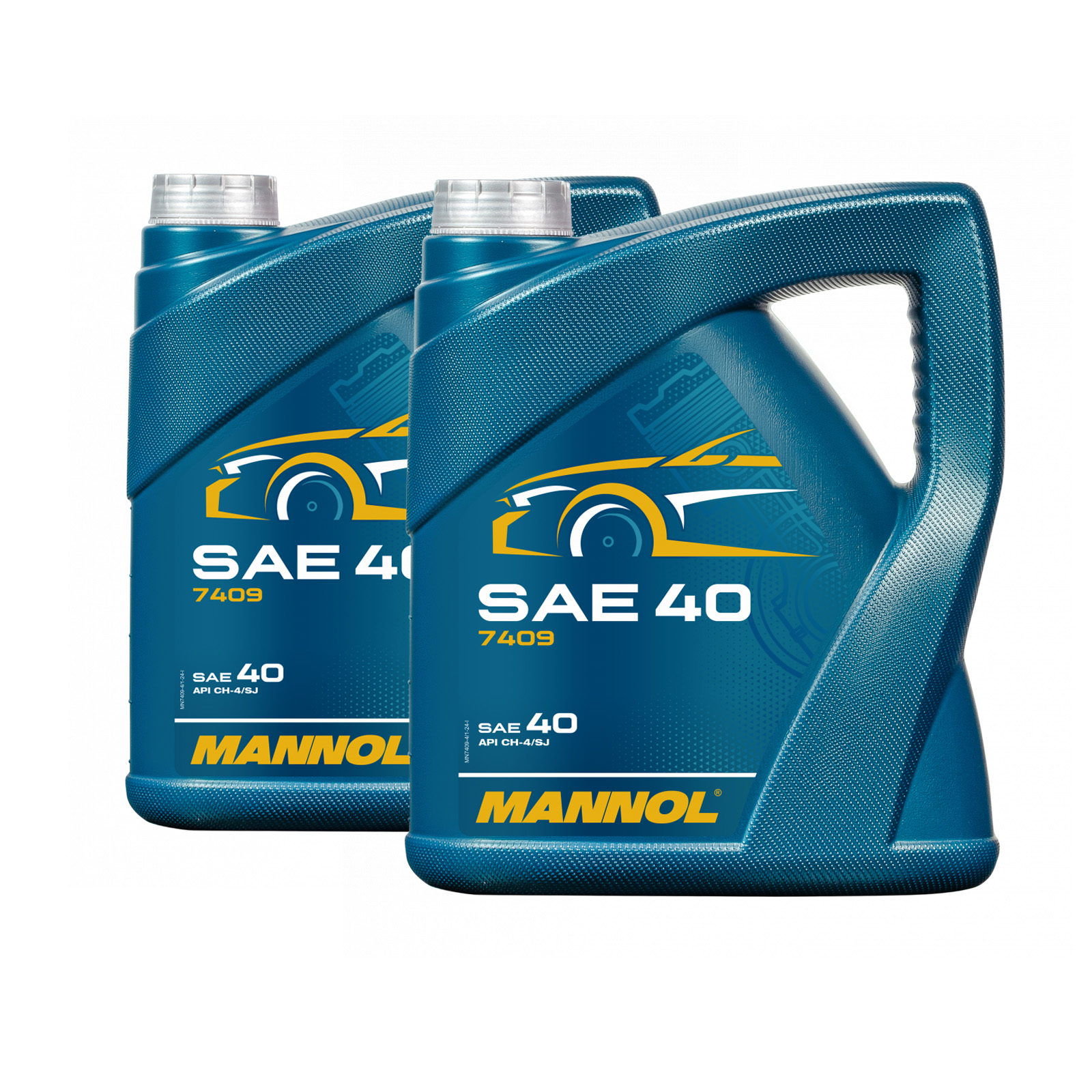 8 Liter (2x4) MANNOL SAE 40 7409 API CH-4/SJ Einbereichsmotorenöl