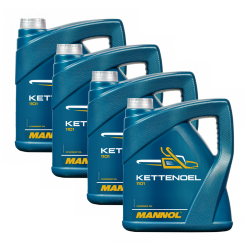 16 Liter (4x4) MANNOL Kettenoel Chain Saw Oil Kettenöl Sägekettenöl 4036021402017