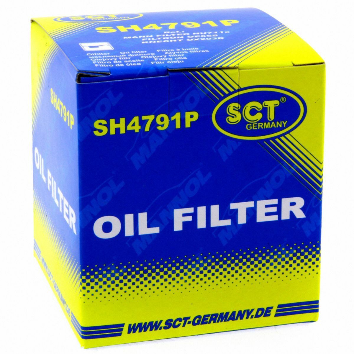 SCT Ölfilter SH 4791 P Filter Motorfilter Servicefilter Patronenfilter passend für Ford Mazda
