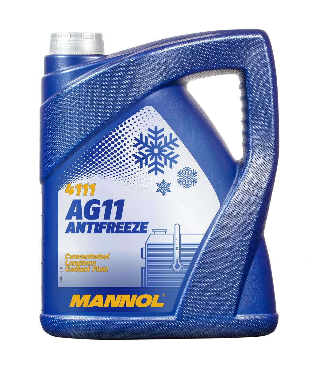 10 Liter (2x5) MANNOL Longterm Antifreeze AG11 Kühlerfrostschutz Konzentrat blau