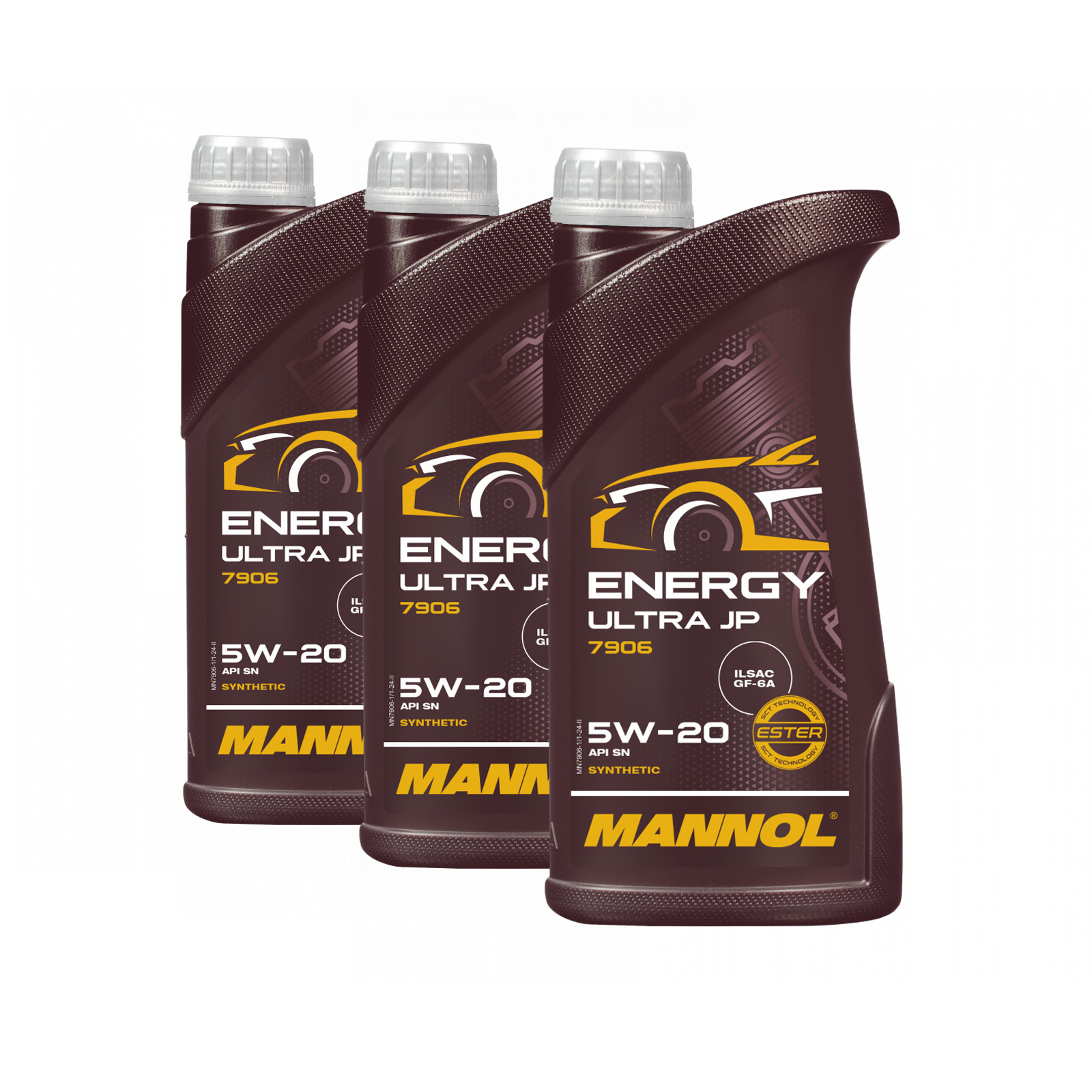 3 Liter (3x1) MANNOL Energy Ultra JP 5W-20 API SP (RC) 7906 Motoröl 3 Liter (3x1) MANNOL Energy Ultra JP 5W-20 API SP (RC) 7906 Motoröl