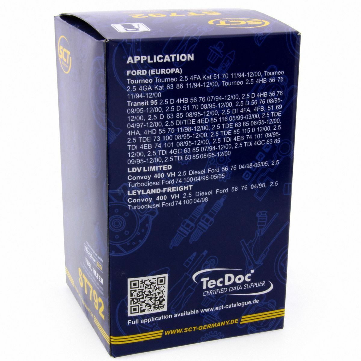 SCT Kraftstofffilter Fahrzeugfilter ST 792 Motorfilter Benzinfilter passend für Ford