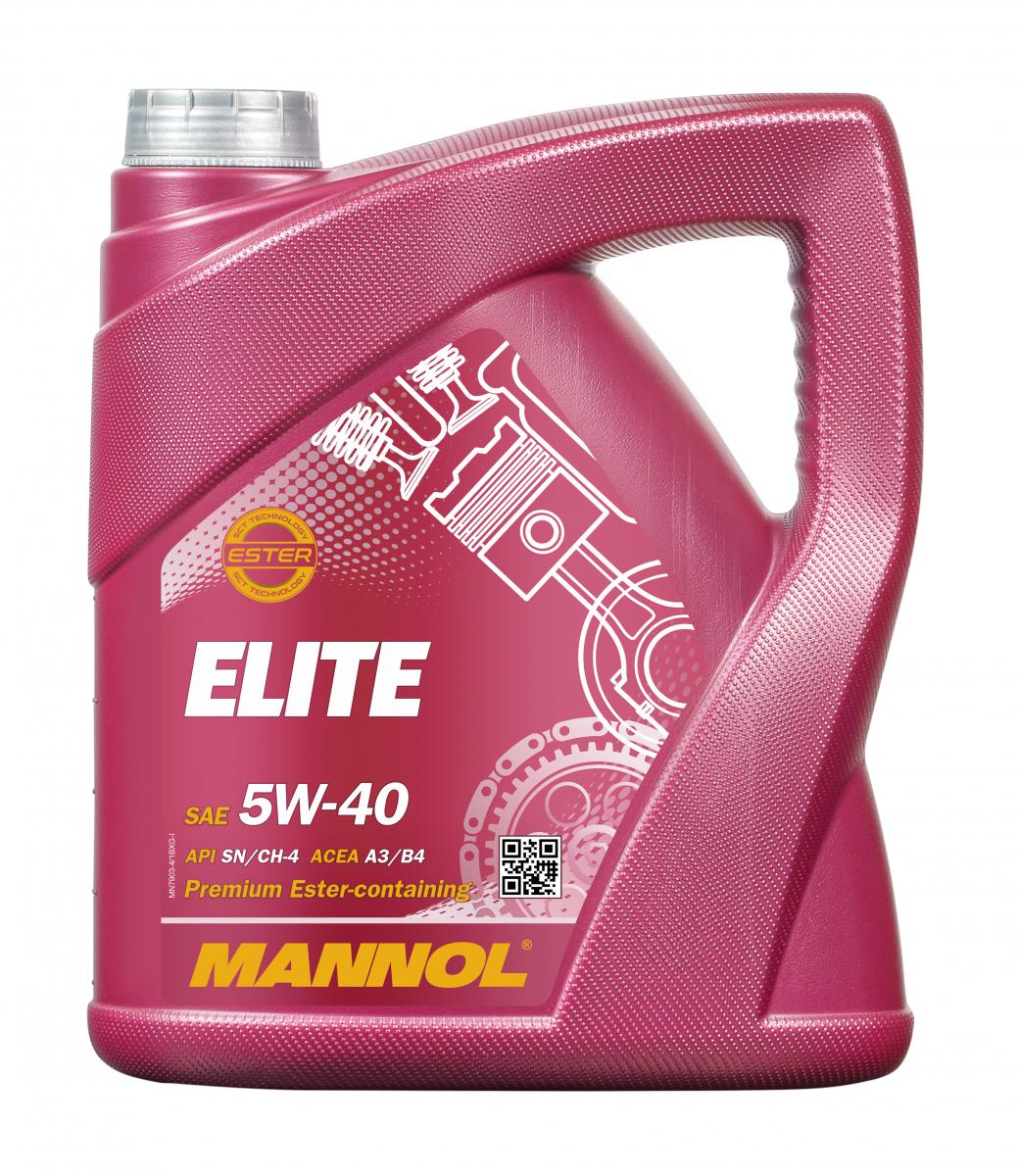 4 Liter MANNOL Elite 5W-40 API SN/CH-4 Motoröl 5W40 4036021404103