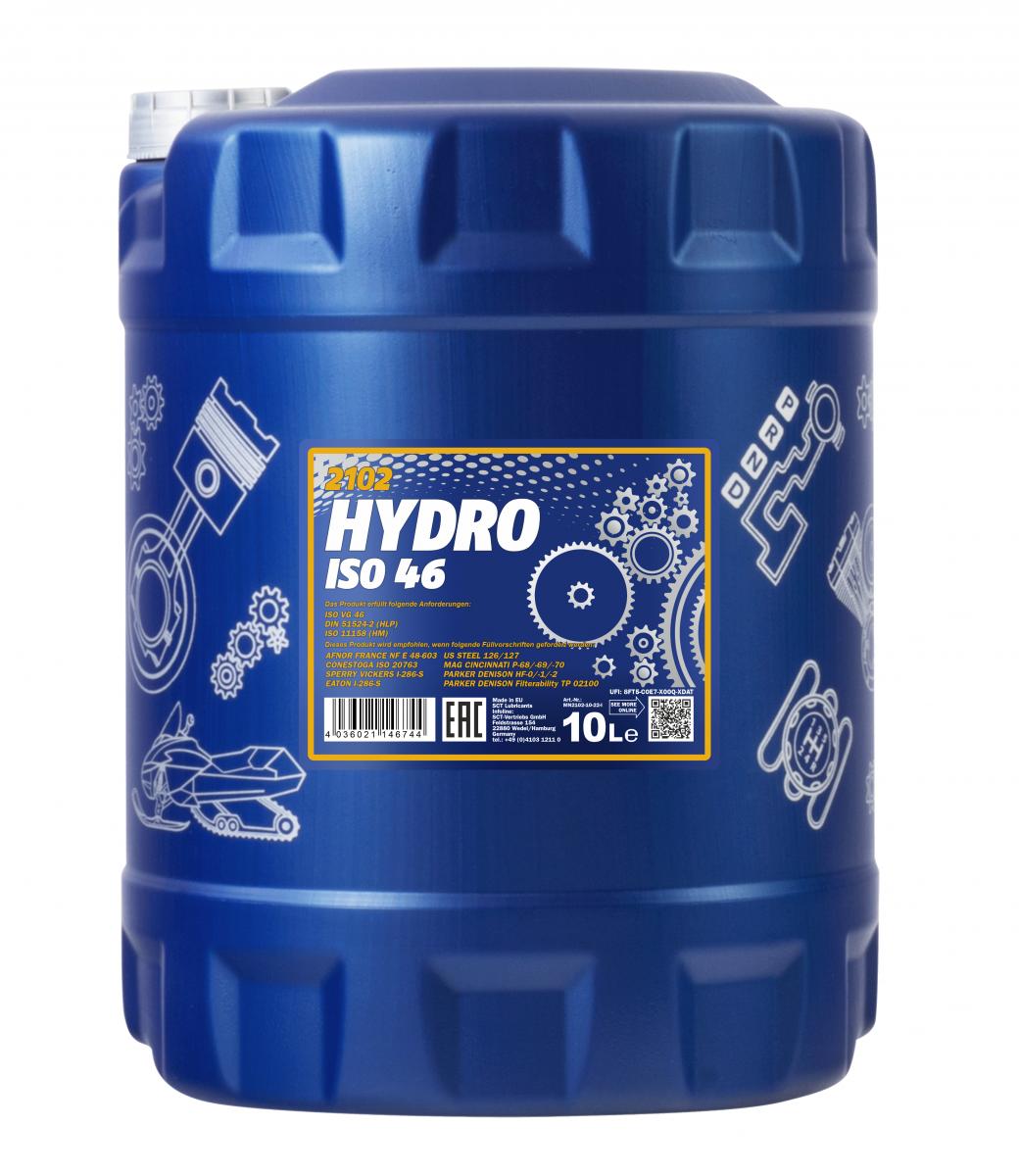 20 Liter (2x10) MANNOL MN2102 HYDRO ISO HLP 46 Hydrauliköl DIN 51524 VDMA 24318