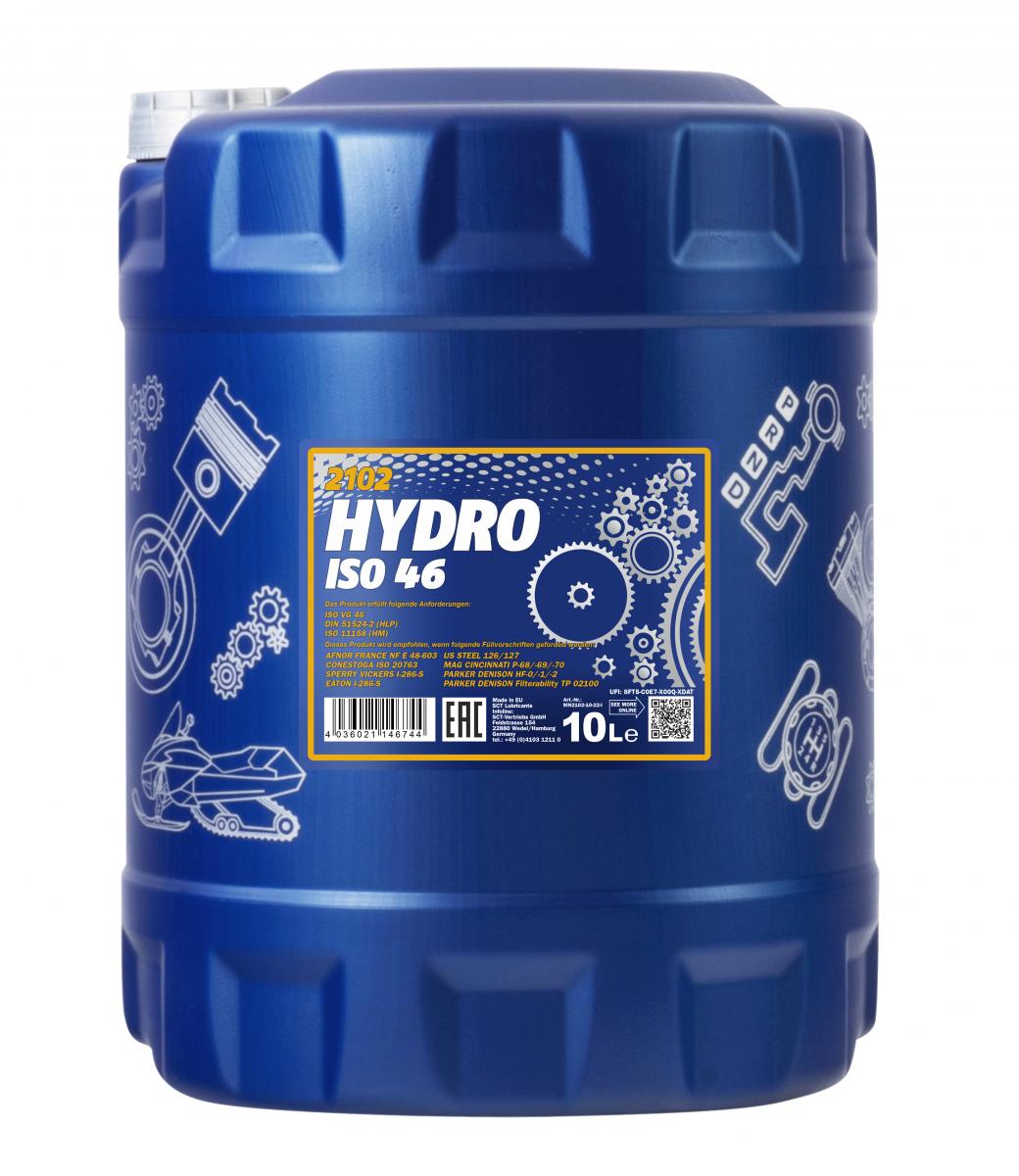 20 Liter (2x10) MANNOL MN2102 HYDRO ISO HLP 46 Hydrauliköl DIN 51524 VDMA 24318 20 Liter (2x10) MANNOL MN2102 HYDRO ISO HLP 46 Hydrauliköl DIN 51524 VDMA 24318
