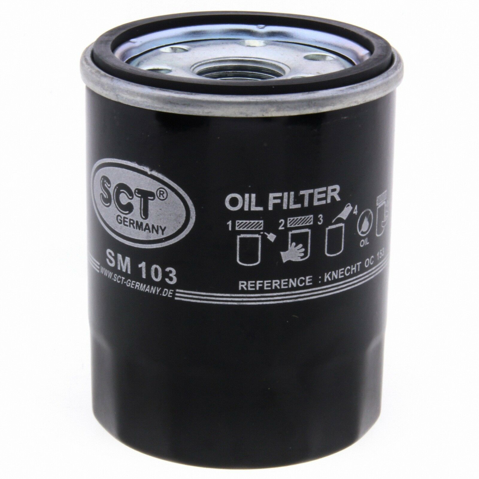 SCT Ölfilter SM103 Filter Motorfilter Servicefilter Anschraubfilter passend für Ford USA Kia Mazda