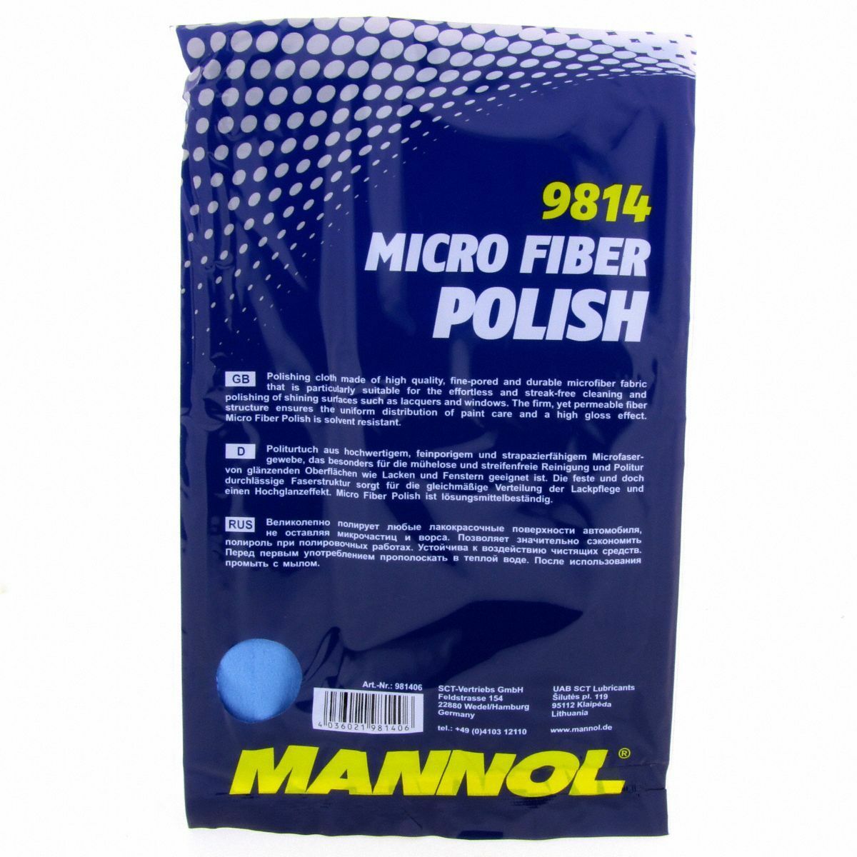 3x MANNOL 9814 Micro Fiber Polish Faserpolitur Politur Lackoberfläche