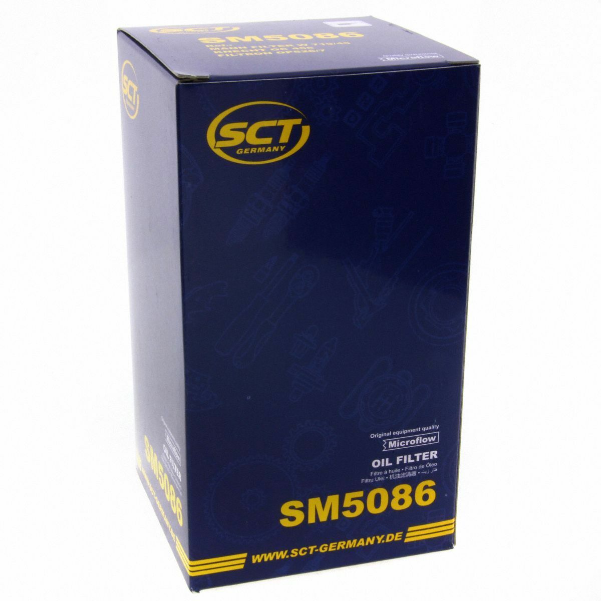 SCT Ölfilter SM5086 Filter Motorfilter Servicefilter Anschraubfilter Audi Seat Skoda VW