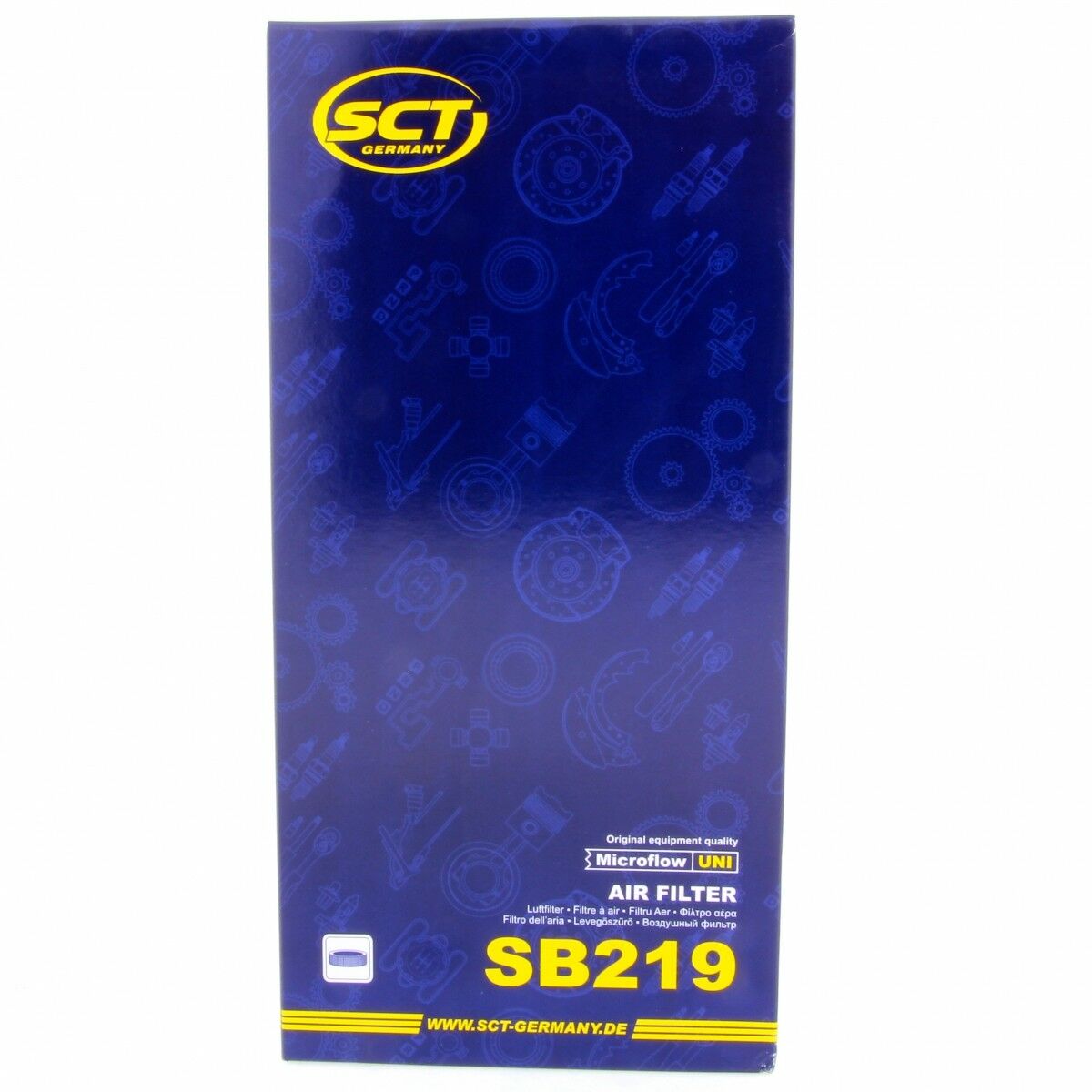 SCT Luftfilter SB219 Motorfilter Servicefilter Ersatzfilter passend für Citroen Fiat Peugeot