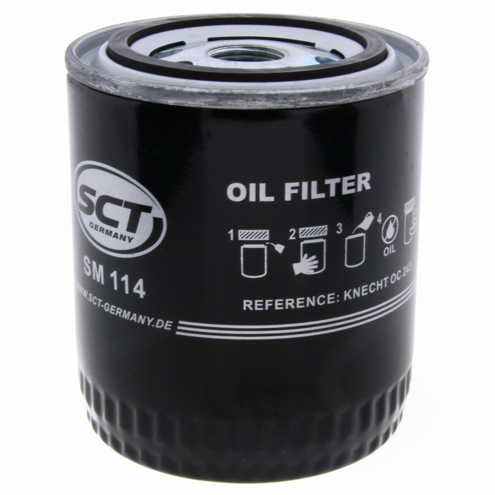 SCT Ölfilter SM114 Filter Motorfilter Servicefilter Anschraubfilter Dichtung Ford