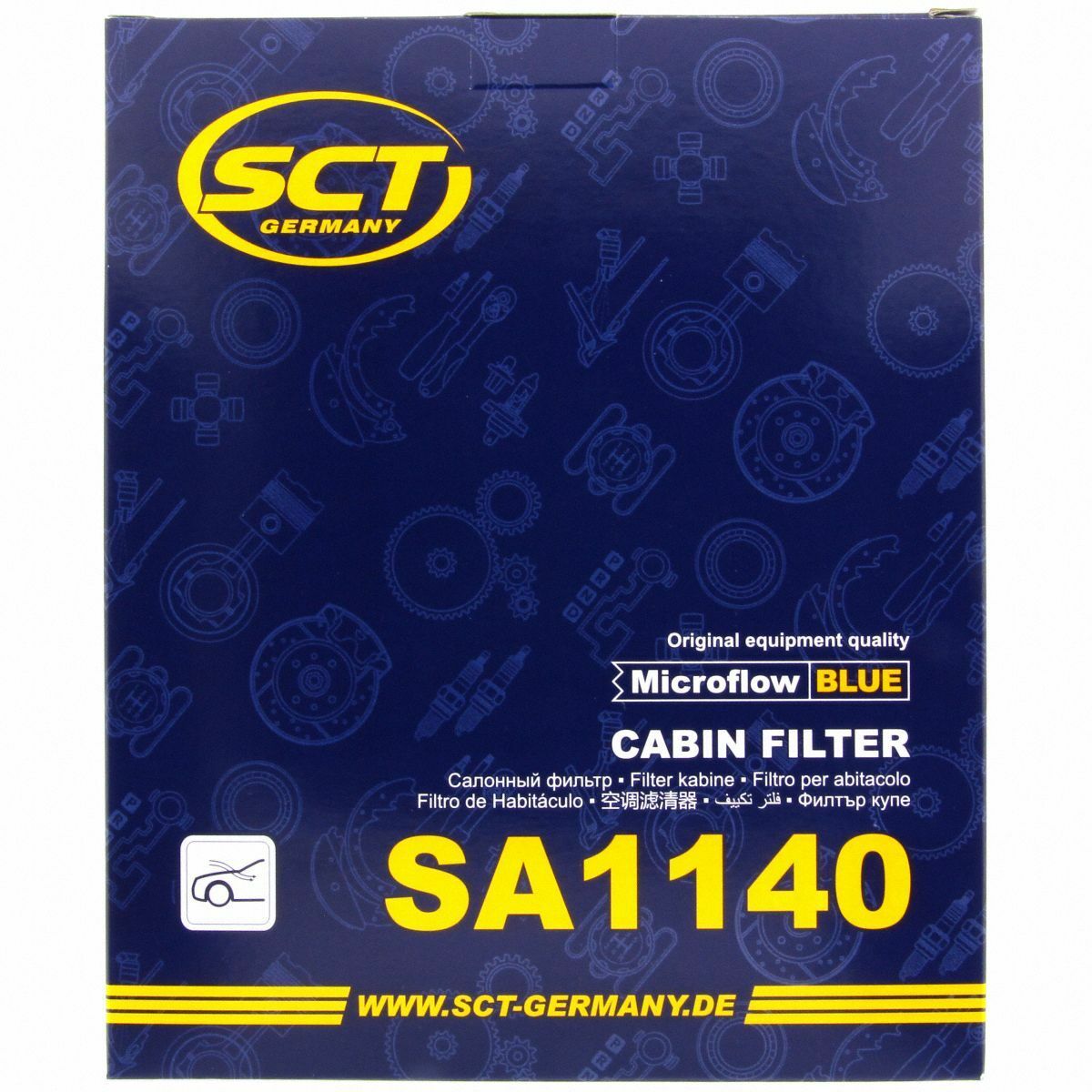 SCT Innenraumfilter Luftfilter SA 1140 Pollenfilter Chevrolet Daewoo