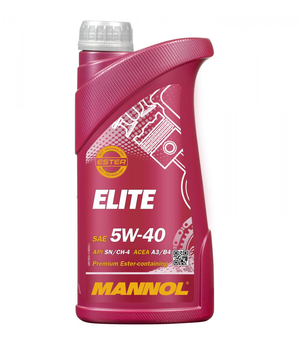 3 Liter (3x1) MANNOL Elite 5W-40 API SN/CH-4 Motoröl 5W40 BMW MB Fiat