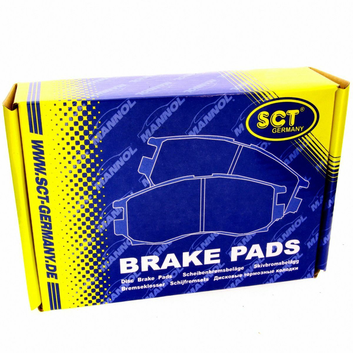 SCT Bremsbeläge SP 225 PR Bremsklötze Bremsbelagsatz vorne passend für Ford Skoda