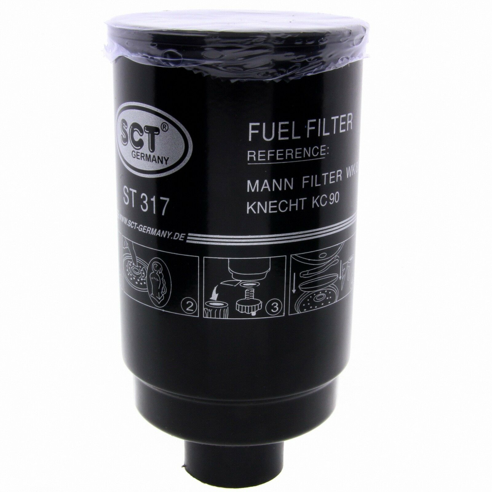 SCT Kraftstofffilter Fahrzeugfilter ST 317 Motorfilter Benzinfilter passend für Ford