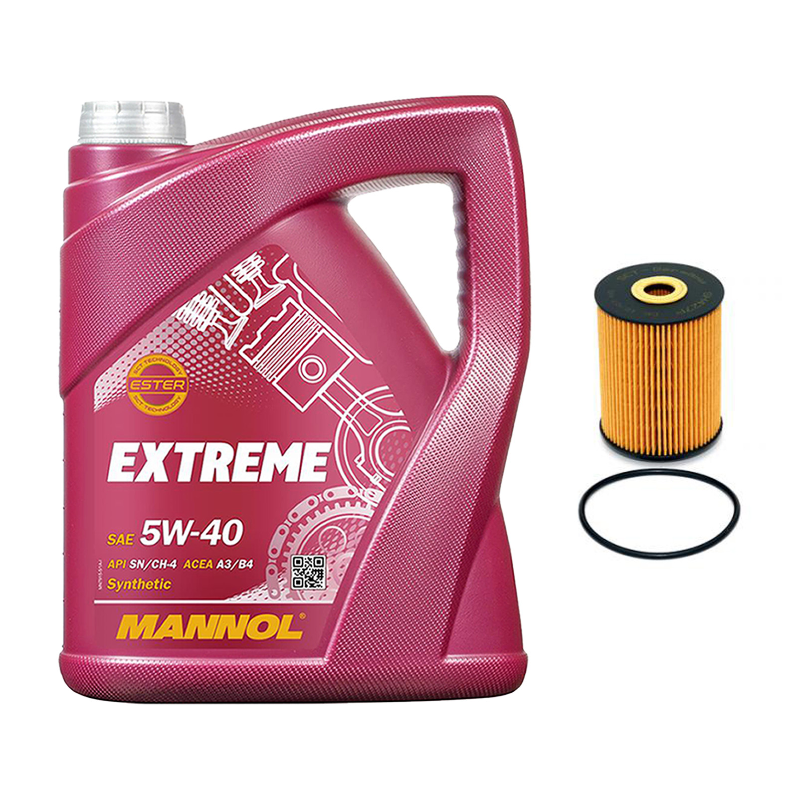 Inspektionskit MANNOL Extreme 5W-40 passend für VW Touareg 3.2 V6 Phaeton 3.6 FSI