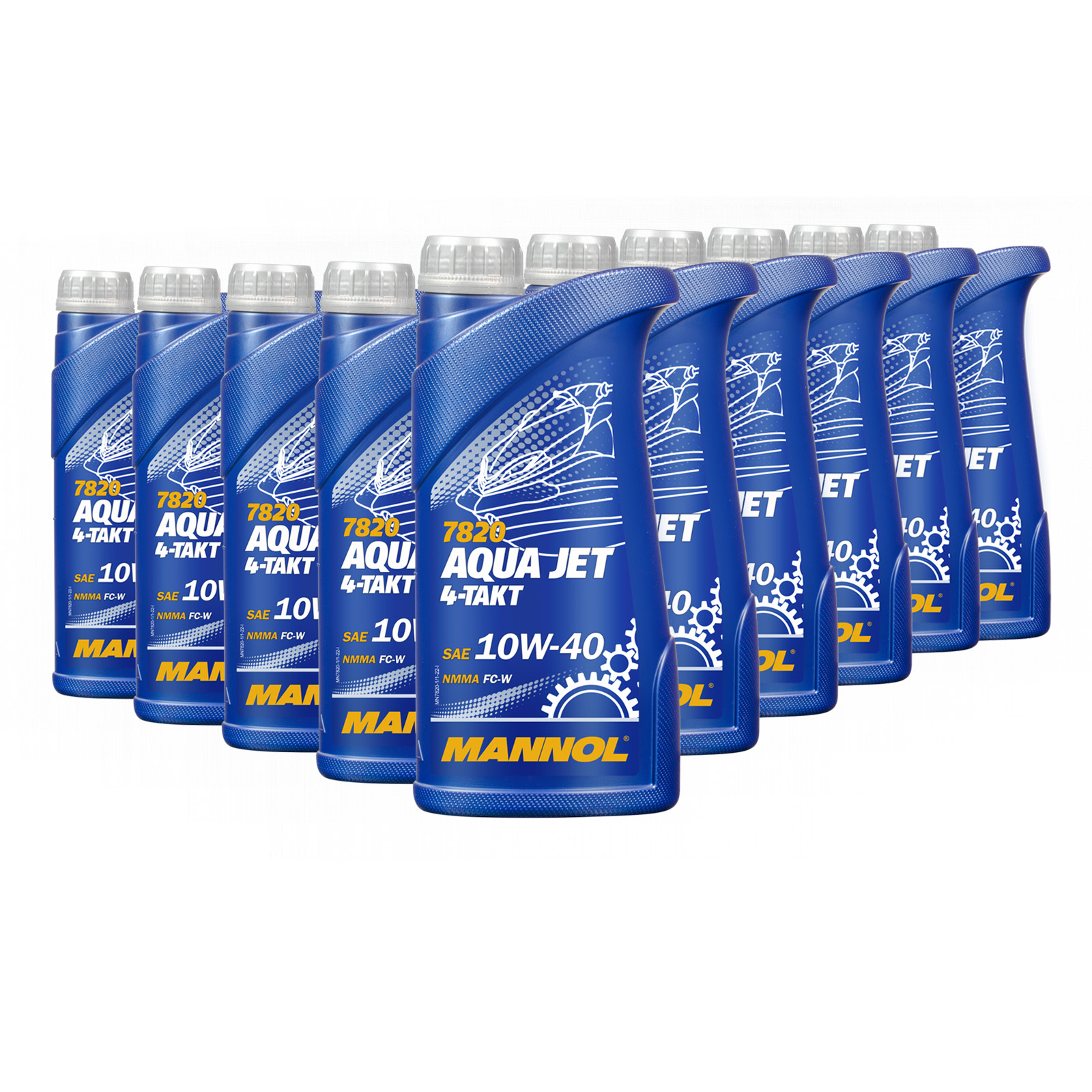 10 Liter (10x1) MANNOL 7820 Aqua Jet 4-Takt 10W-40 API SL Motoröl 10W40 10 Liter (10x1) MANNOL 7820 Aqua Jet 4-Takt 10W-40 API SL Motoröl 10W40