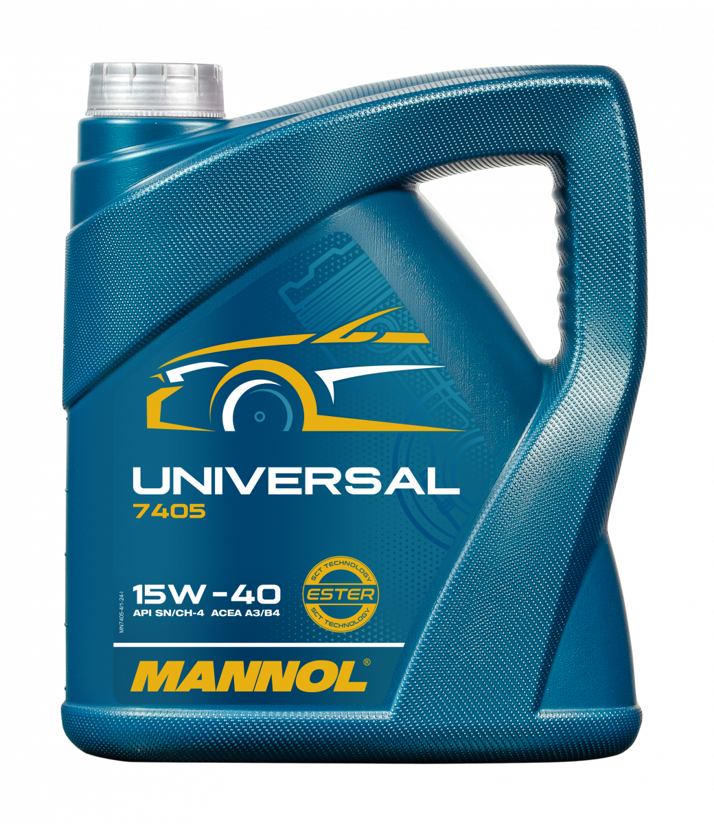 4 Liter MANNOL Universal 15W-40 API SN CH-4 Motoröl 15W40 4036021400273