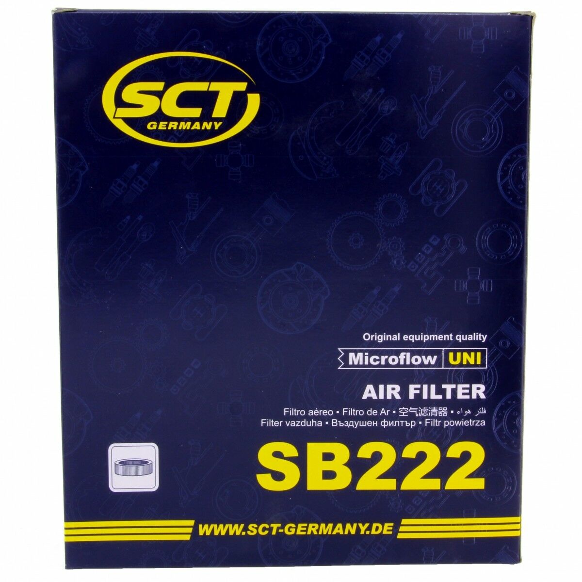 SCT Luftfilter Fahrzeugfilter SB222 Motorfilter Servicefilter Ersatzfilter Alpina BMW 