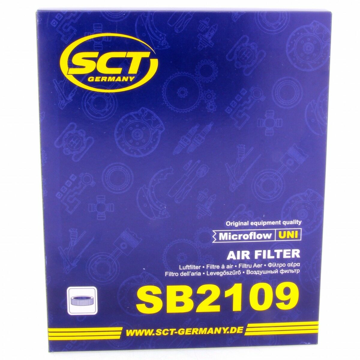 SCT Luftfilter SB2109 Motorfilter Servicefilter Ersatzfilter passend für Renault Espace IV Hyundai