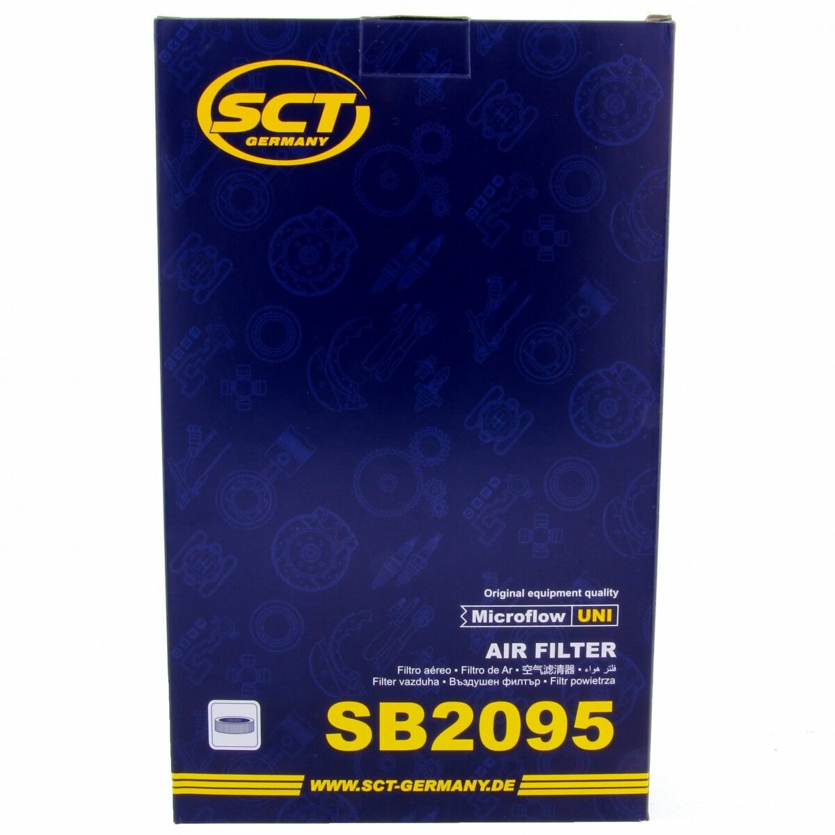 SCT Luftfilter Fahrzeugfilter SB2095 Motorfilter passend für VW Multivan V VW Transporter V