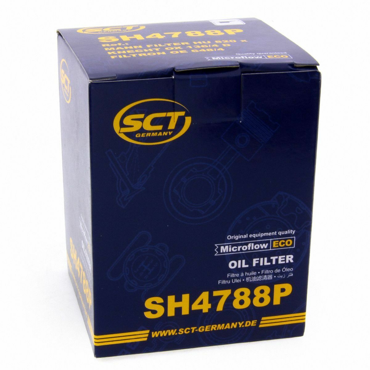 SCT Ölfilter SH4788P Filter Motorfilter Servicefilter Patronenfilter passend für Opel