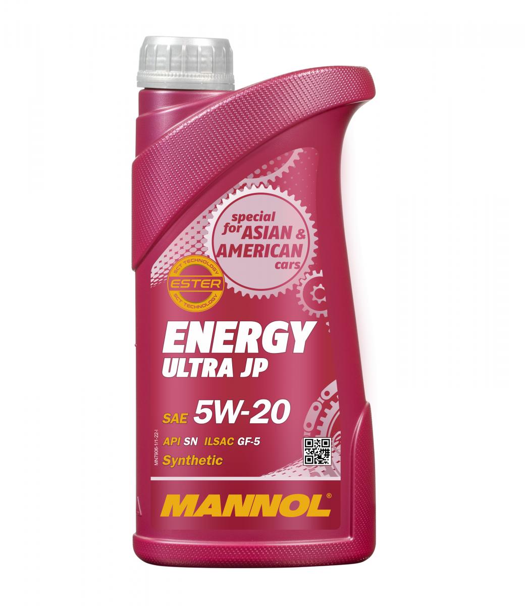 3 Liter (3x1) MANNOL Energy Ultra JP 5W-20 API SN Motoröl 5W20 4036021101583