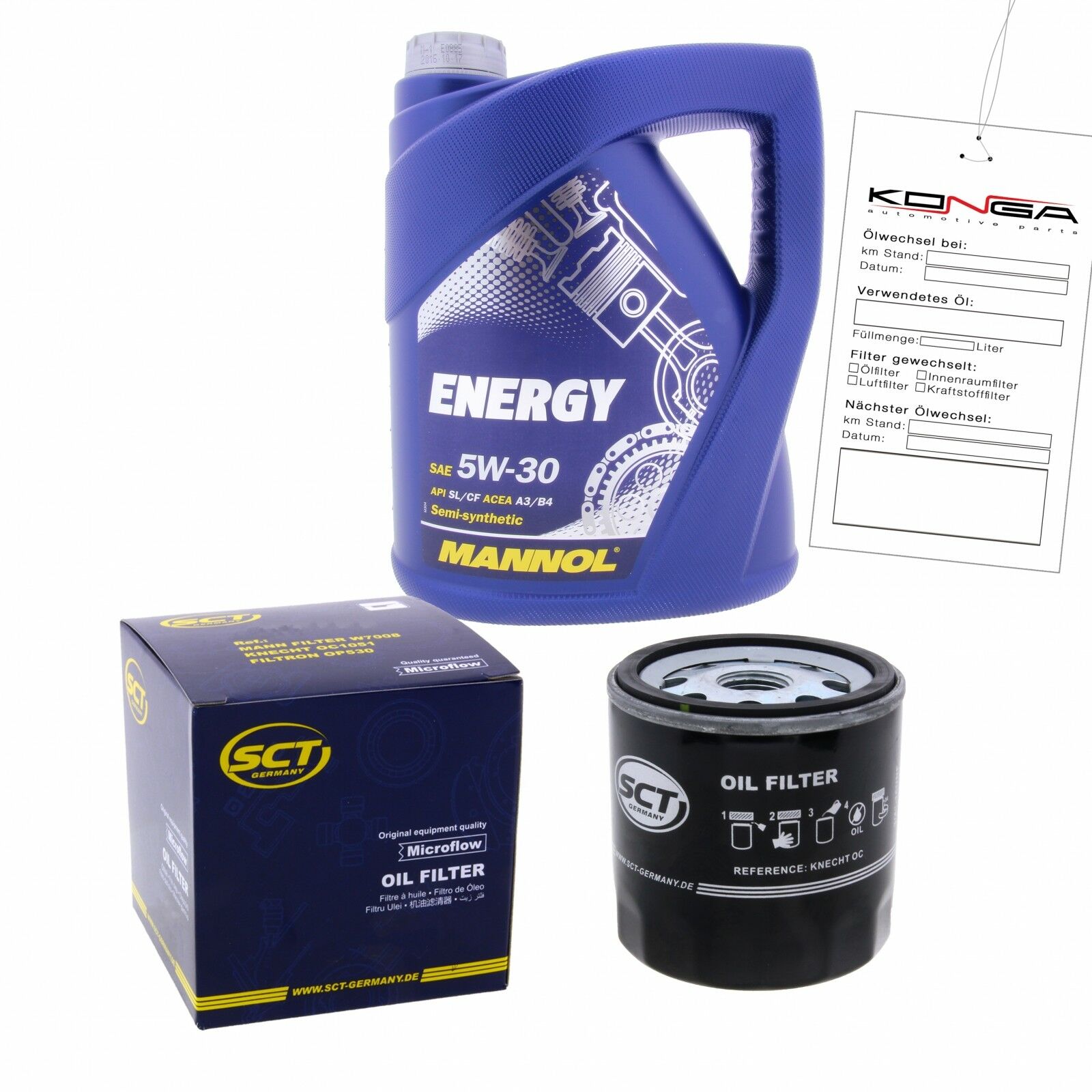 Inspektionskit MANNOL Energy 5W-30 für Ford Fiesta Iii 1.3 Kat Escort V 1.4