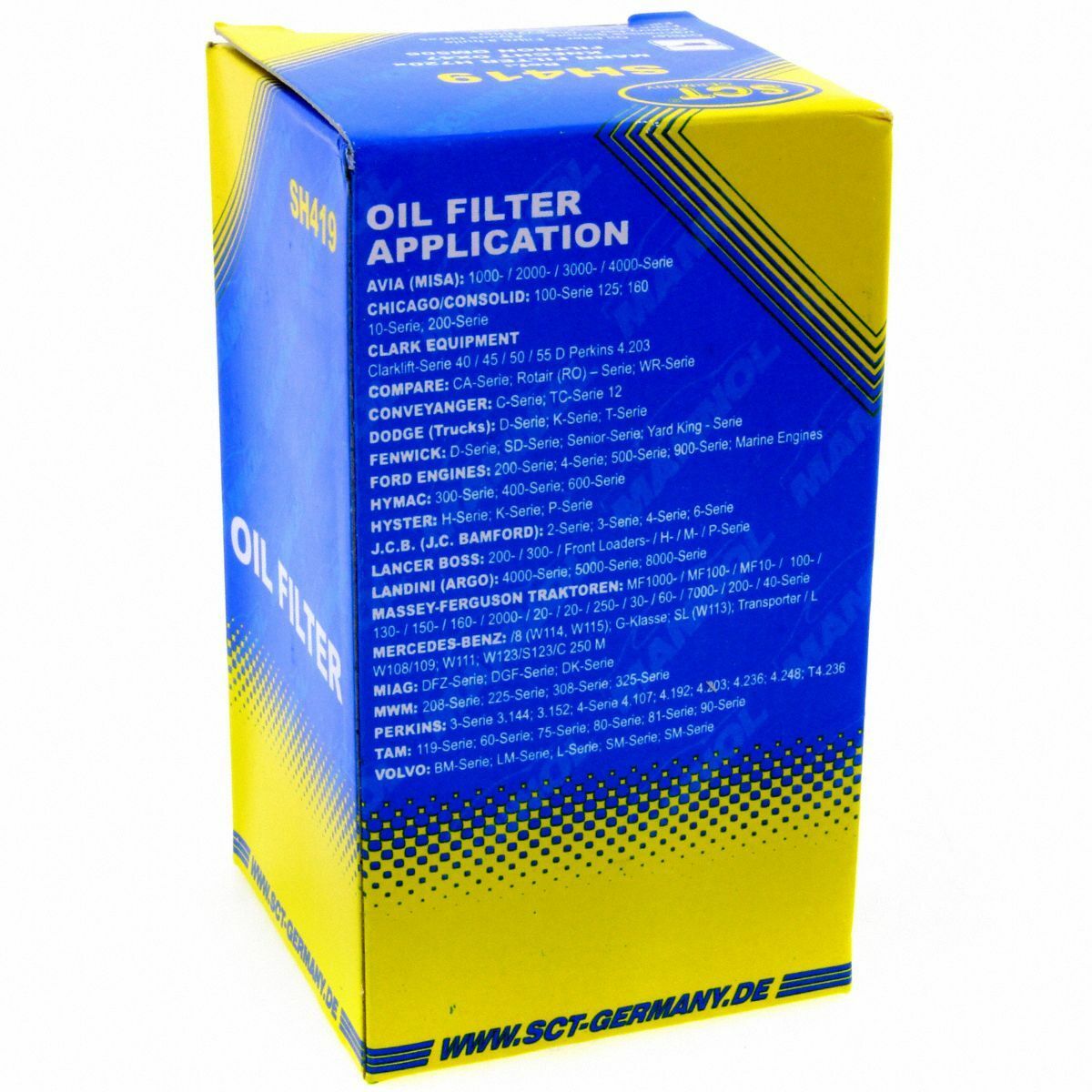SCT Ölfilter SH 419 Filter Motorfilter Servicefilter Patronenfilter Mercedes-Benz