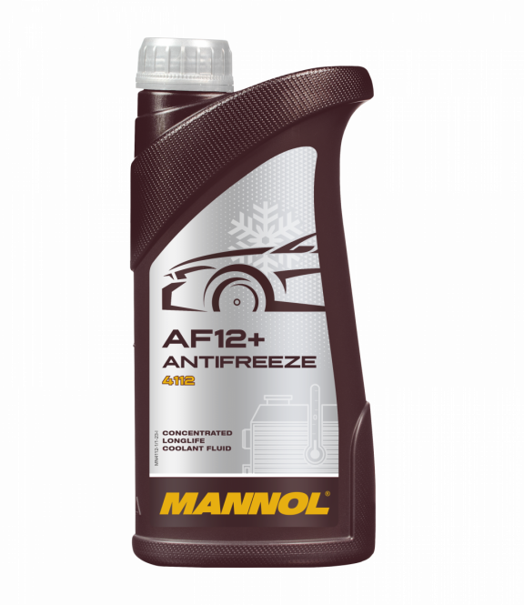 5 L (5x1) MANNOL 4112 Longlife Antifreeze AF12+ Kühlerfrostschutz Konzentrat rot G12+
