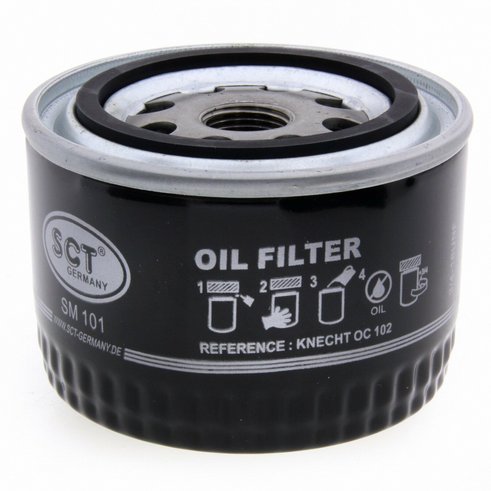 SCT Ölfilter SM101 Filter Motorfilter Anschraubfilter passend für Audi Opel Ford Lada Renault