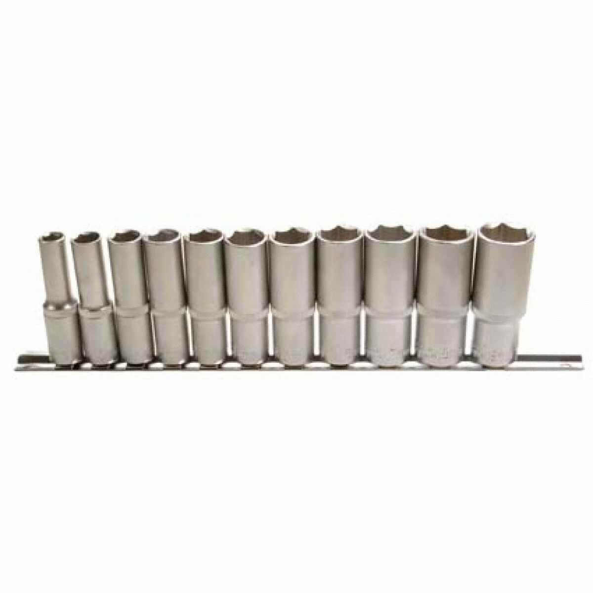 Steckschlüssel-Einsätze, tief, 8-19 mm, 10 (3/8), 11-tlg. BGS Germany