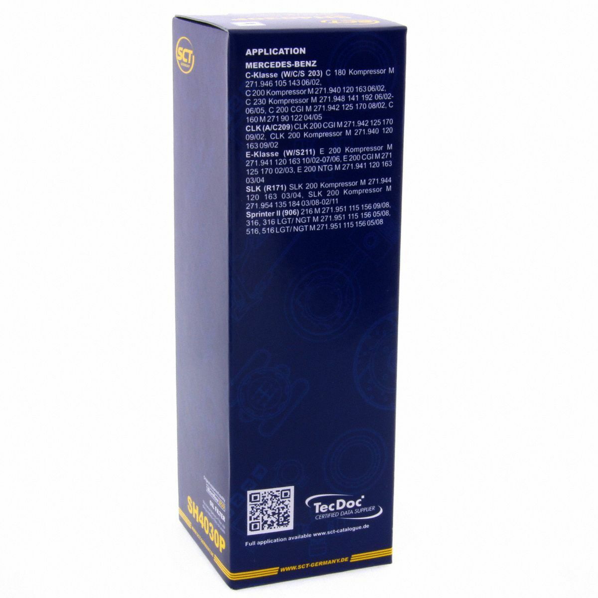 SCT Ölfilter SH 4030 P passend für Mercedes-Benz C-Klasse CLC CLK E Klasse SLK Sprinter