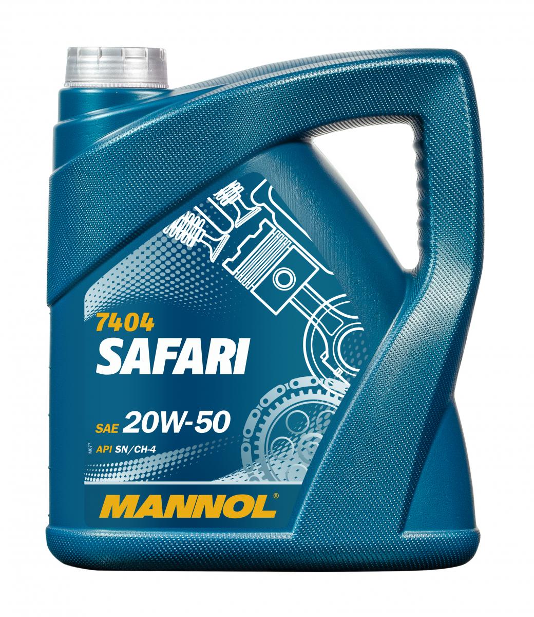 8 Liter (2x4) MANNOL Safari 20W-50 API SN CH-4 Motoröl 20W50 4036021406152