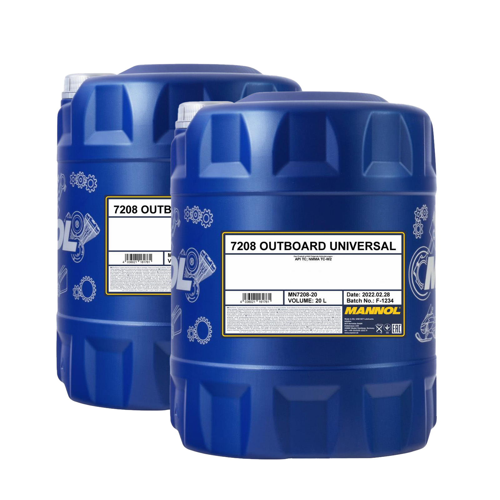 40 Liter MANNOL Outboard Universal API TC Außenbordmotoröl 4036021161761 40 Liter MANNOL Outboard Universal API TC Außenbordmotoröl 4036021161761