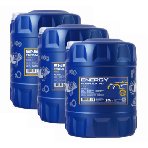 60 Liter MANNOL Energy Formula PD 5W-40 5W40 API SN Motoröl ÖL