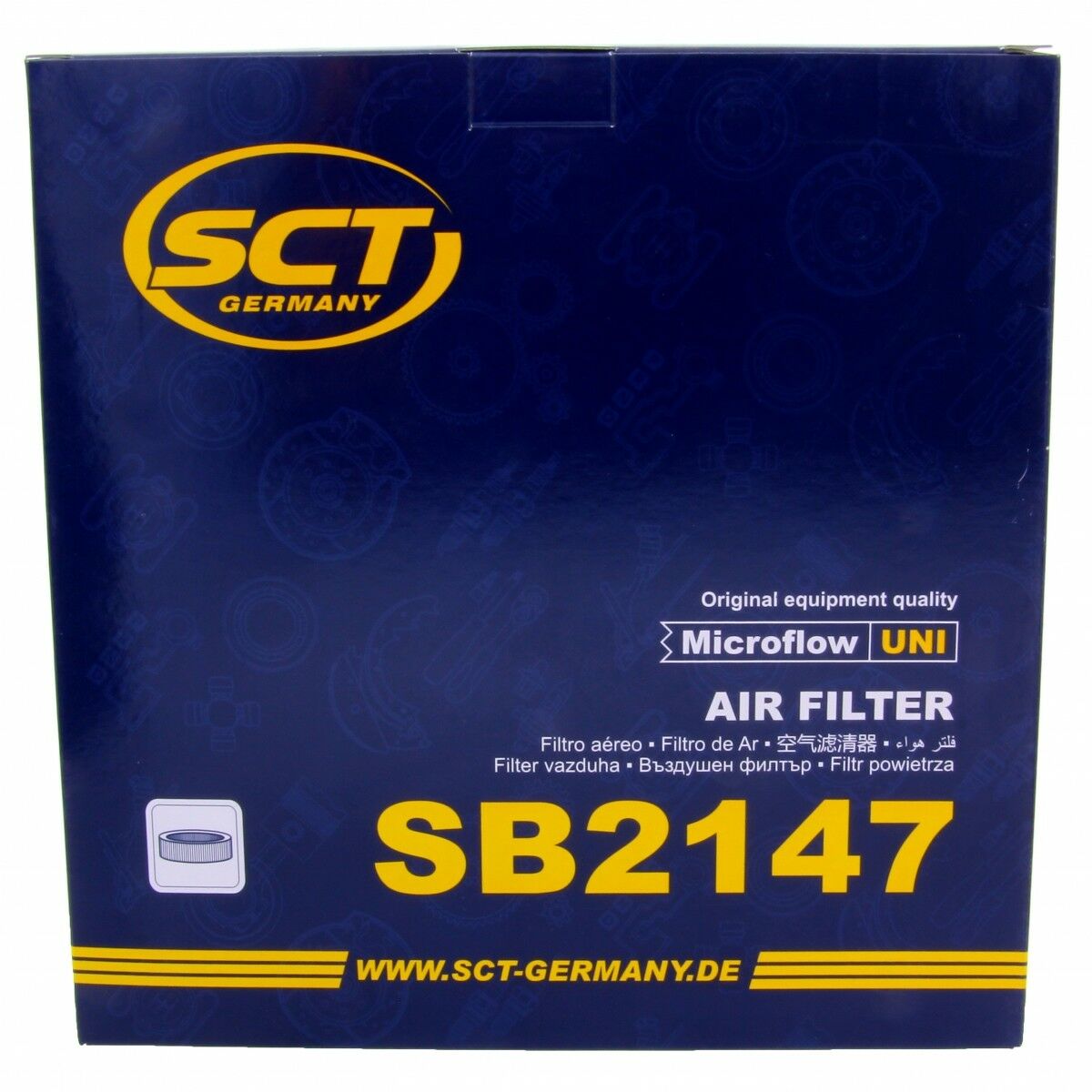 SCT Luftfilter Fahrzeugfilter SB2147 Motorfilter Servicefilter Ersatzfilter Subaru