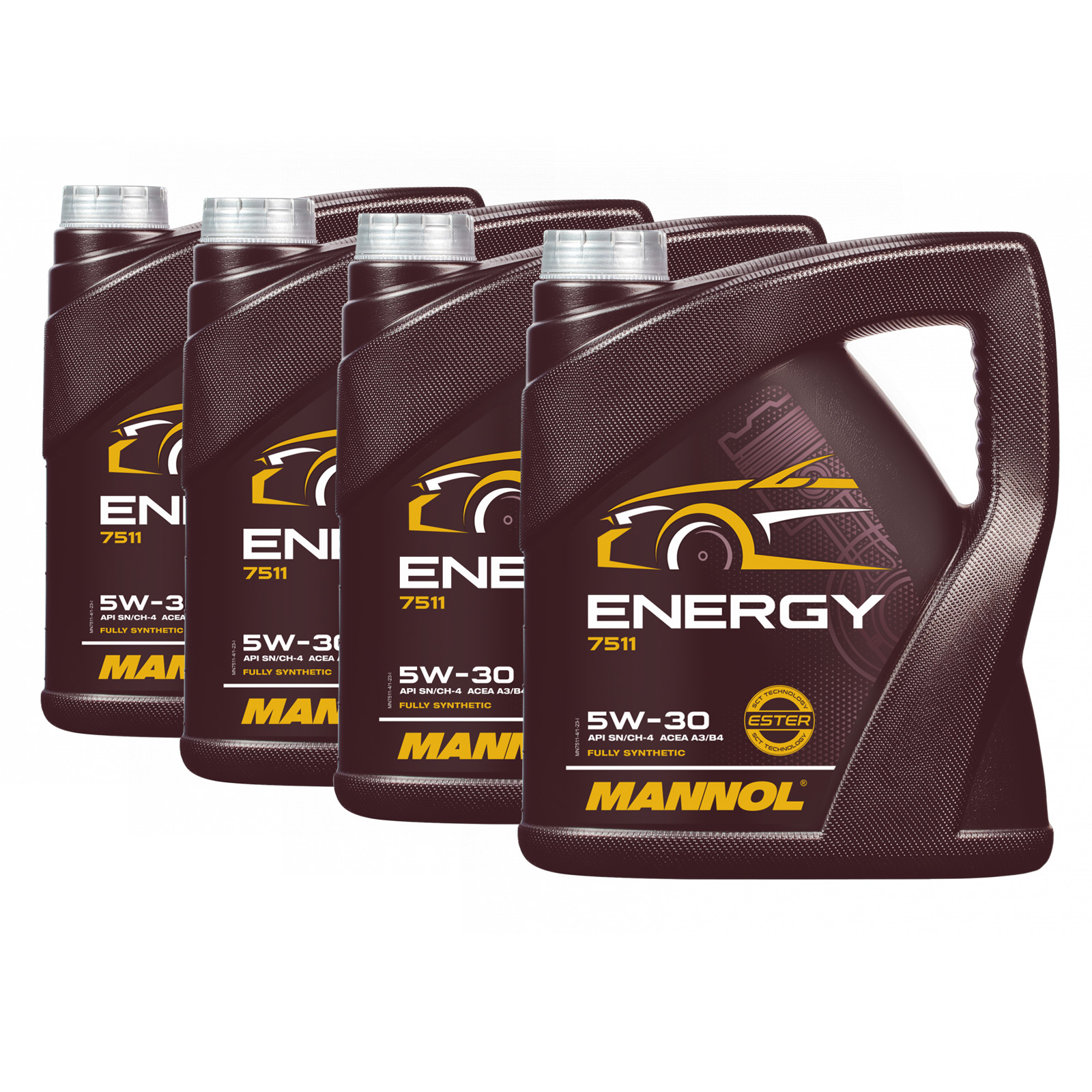 16 Liter (4x4) MANNOL Energy 5W-30 7511 API SN/CH-4 MB 229.3 A3/B4 Motoröl