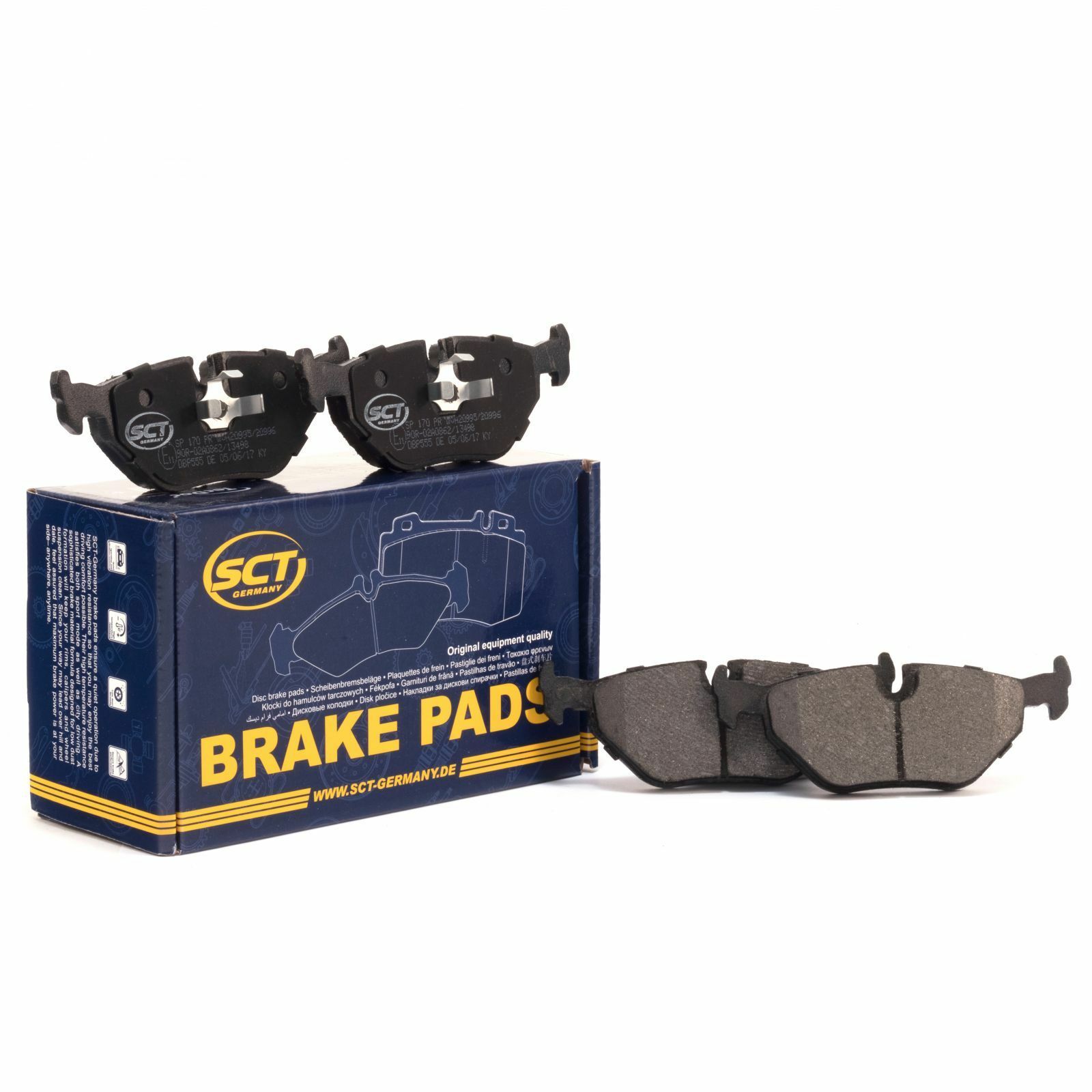 SCT Bremsbeläge SP170PR Bremsklötze Bremsbelagsatz Bremsen hinten passend für BMW 3er
