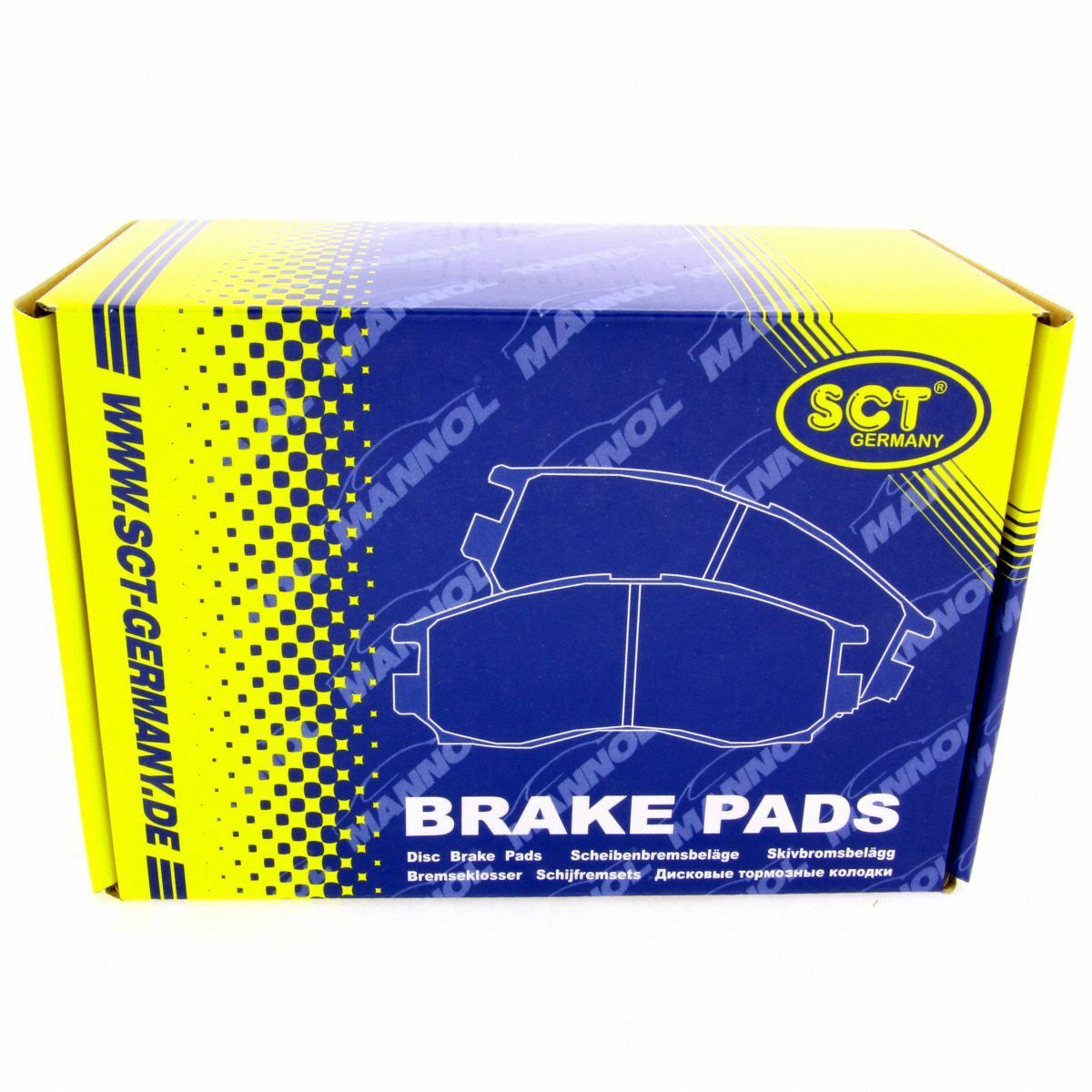 SCT Bremsbeläge SP243PR Bremsklötze Bremsbelagsatz passend für Opel Bremsen Satz vorne