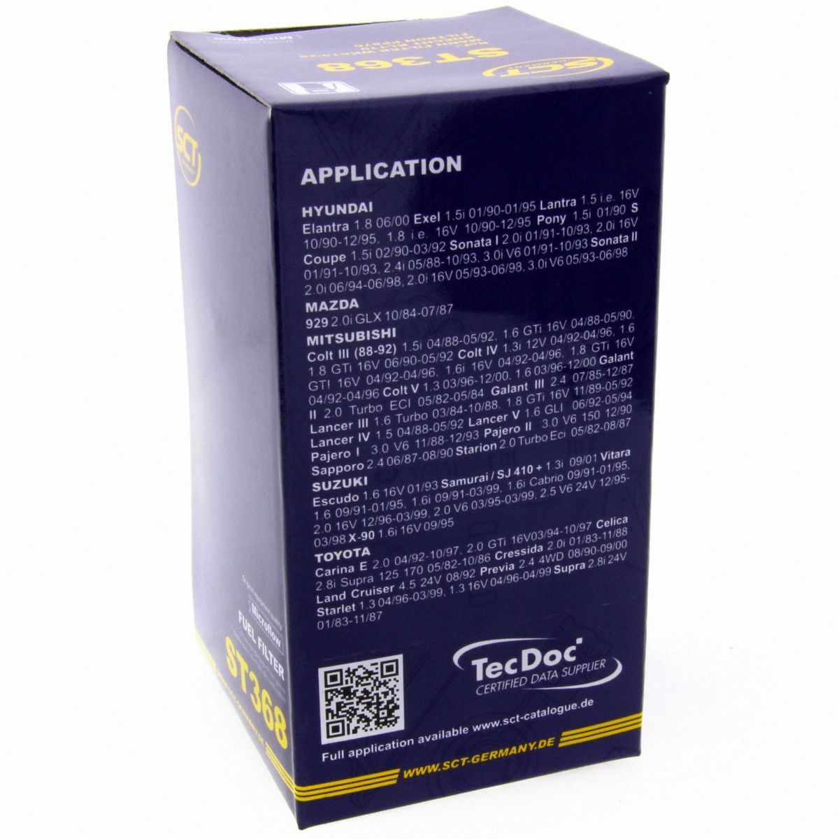 SCT Kraftstofffilter ST 368 Motorfilter Benzinfilter passend für Hyundai Mazda
