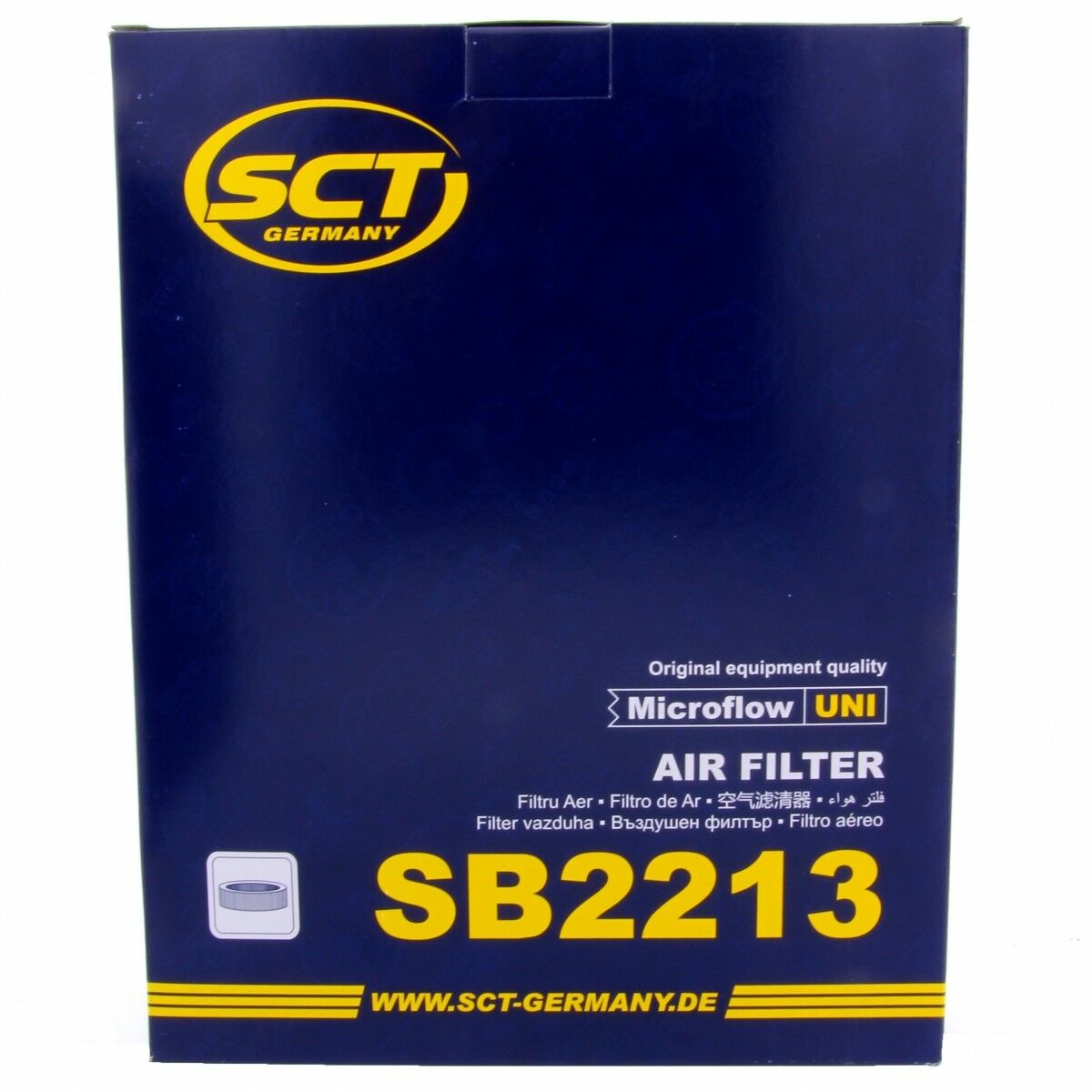 SCT Luftfilter Fahrzeugfilter SB2213 Motorfilter Servicefilter passend für Ford Volvo